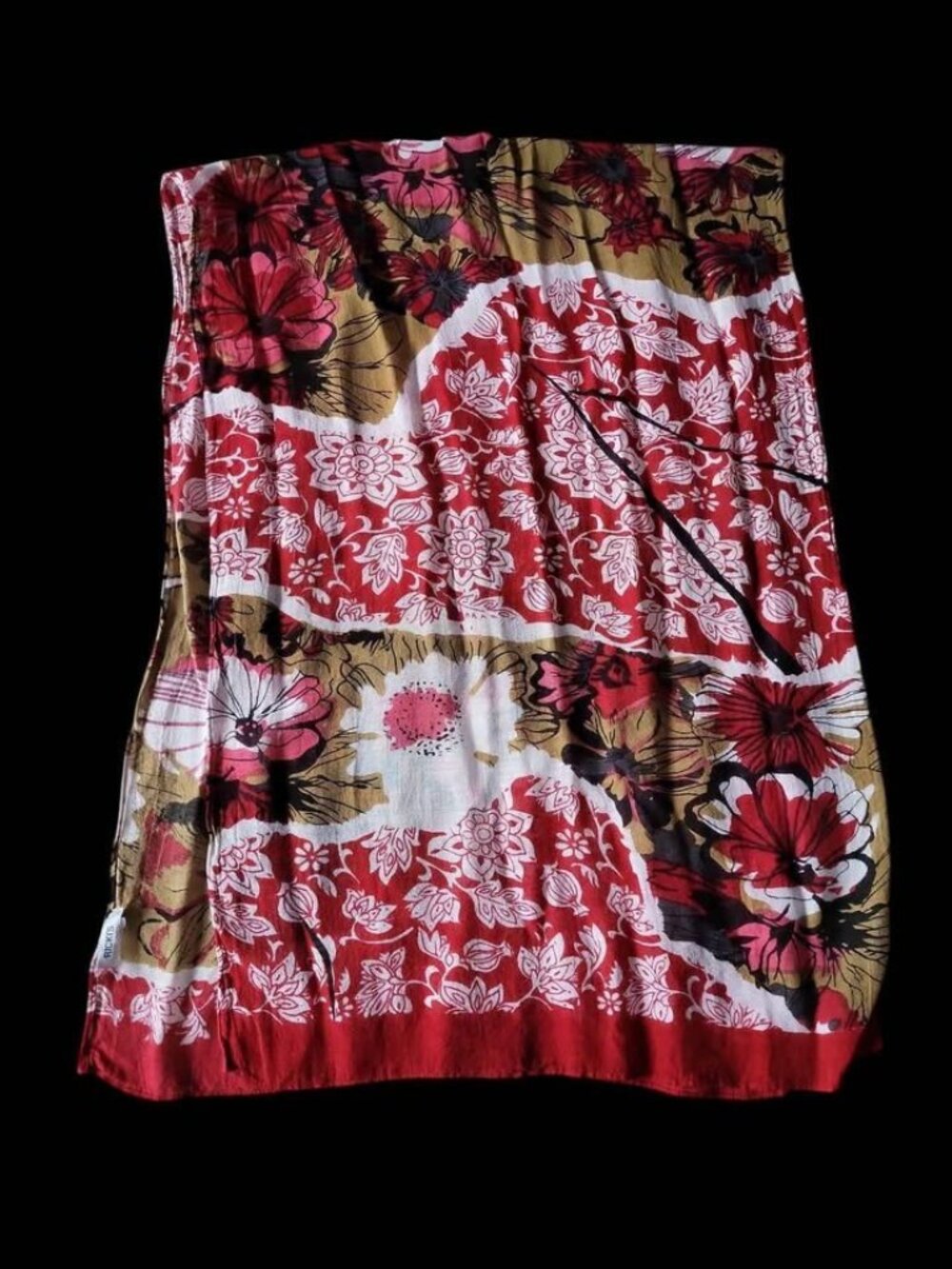 Cotton Floral Scarf